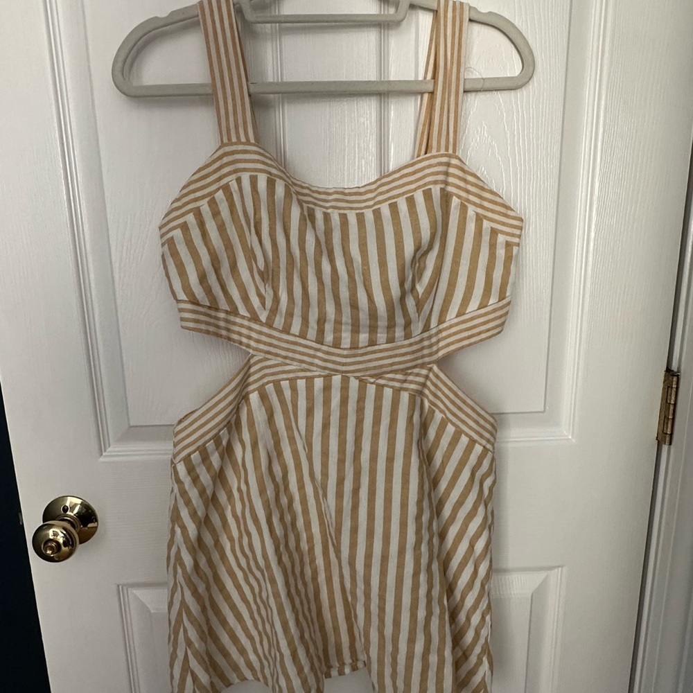 Striped Cutout Dress